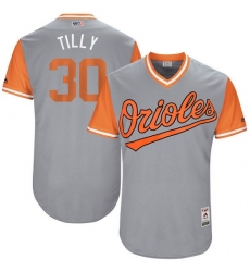 Men's Majestic Baltimore Orioles #30 Chris Tillman 