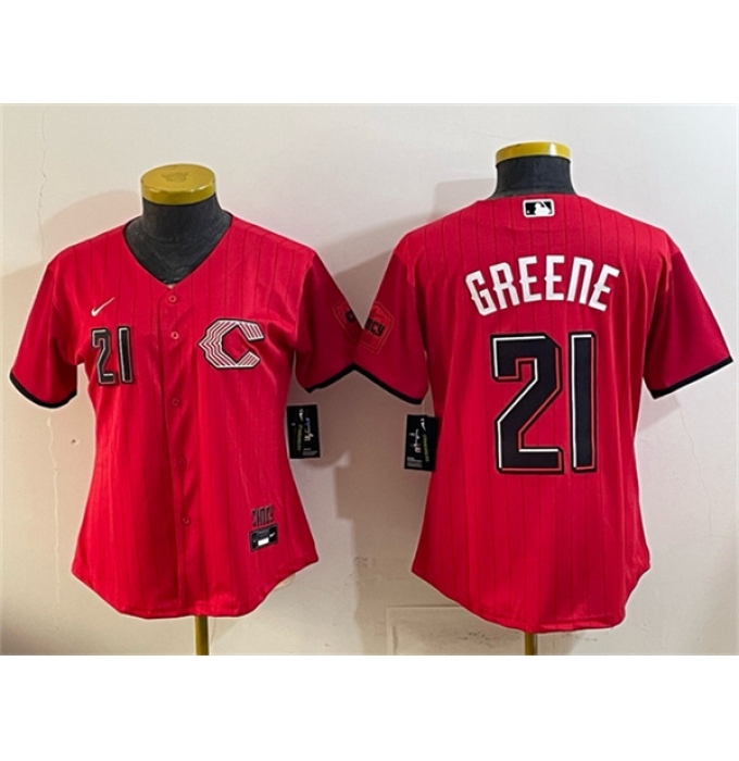 Youth Cincinnati Reds #21 Hunter Greene Red 2026 City Connect Stadium Stitched Baseball Jersey