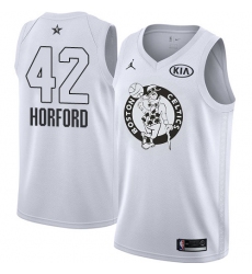 Men's Nike Jordan Boston Celtics #42 Al Horford Swingman White 2018 All-Star Game NBA Jersey