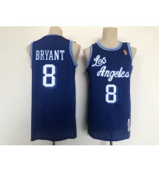 Men's Los Angeles Lakers #8 Kobe Bryant Blue Swingman Hardwood Classics Jersey