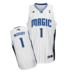 Men's Adidas Orlando Magic #1 Tracy Mcgrady Swingman White Home NBA Jersey