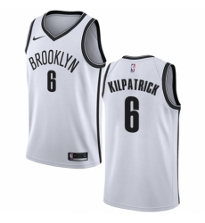 Women's Nike Brooklyn Nets #6 Sean Kilpatrick Authentic White NBA Jersey - Association Edition
