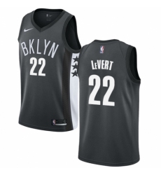 Women's Nike Brooklyn Nets #22 Caris LeVert Authentic Gray NBA Jersey Statement Edition
