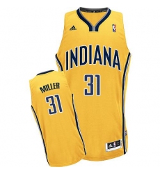Men's Adidas Indiana Pacers #31 Reggie Miller Swingman Gold Alternate NBA Jersey
