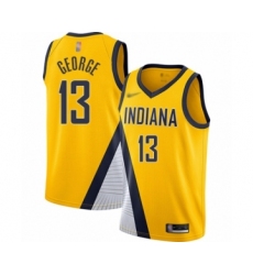 Youth Indiana Pacers #13 Paul George Swingman White Hardwood Classics Basketball Jersey