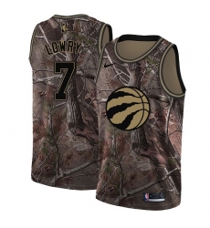 Women's Nike Toronto Raptors #7 Kyle Lowry Swingman Camo Realtree Collection NBA Jersey