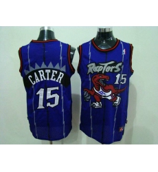 Men's Nike Toronto Raptors #15 Vince Carter Authentic Purple Throwback NBA Jersey