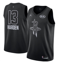 Youth Nike Jordan Houston Rockets #13 James Harden Swingman Black 2018 All-Star Game NBA Jersey