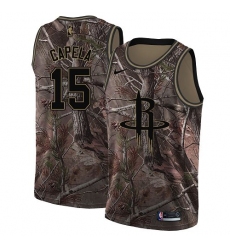 Men's Nike Houston Rockets #15 Clint Capela Swingman Camo Realtree Collection NBA Jersey