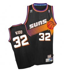 Men's Adidas Phoenix Suns #32 Jason Kidd Swingman Black Throwback NBA Jersey