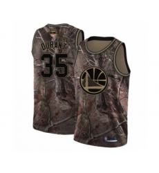 Youth Golden State Warriors #35 Kevin Durant Swingman Camo Realtree Collection Basketball 2019 Basketball Finals Bound Jersey