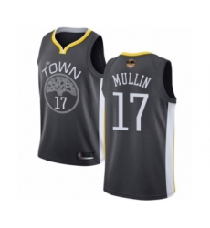 Men's Golden State Warriors #17 Chris Mullin Swingman Black 2019 Basketball Finals Bound Basketball Jersey - Statement Edition
