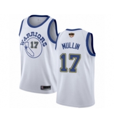 Women's Golden State Warriors #17 Chris Mullin Swingman White Hardwood Classics 2019 Basketball Finals Bound Basketball Jersey