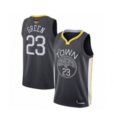 Men's Golden State Warriors #23 Draymond Green Swingman Black 2019 Basketball Finals Bound Basketball Jersey - Statement Edition