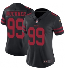 Women's Nike San Francisco 49ers #99 DeForest Buckner Black Alternate Vapor Untouchable Limited Player NFL Jersey