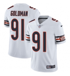 Youth Nike Chicago Bears #91 Eddie Goldman White Vapor Untouchable Limited Player NFL Jersey
