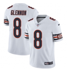 Men's Nike Chicago Bears #8 Mike Glennon White Vapor Untouchable Limited Player NFL Jersey
