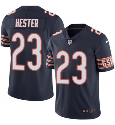 Men's Nike Chicago Bears #23 Devin Hester Navy Blue Team Color Vapor Untouchable Limited Player NFL Jersey