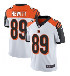 Youth Nike Cincinnati Bengals #89 Ryan Hewitt Vapor Untouchable Limited White NFL Jersey