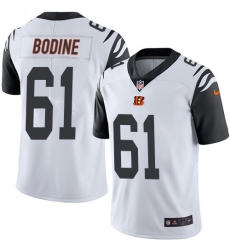 Men's Nike Cincinnati Bengals #61 Russell Bodine Limited White Rush Vapor Untouchable NFL Jersey