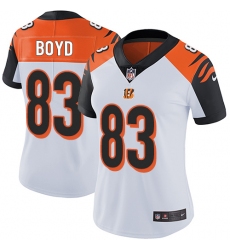 Women's Nike Cincinnati Bengals #83 Tyler Boyd Vapor Untouchable Limited White NFL Jersey