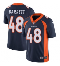 Men's Nike Denver Broncos #48 Shaquil Barrett Navy Blue Alternate Vapor Untouchable Limited Player NFL Jersey