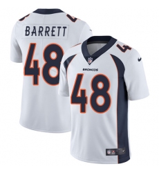 Men's Nike Denver Broncos #48 Shaquil Barrett White Vapor Untouchable Limited Player NFL Jersey