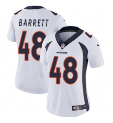 Women's Nike Denver Broncos #48 Shaquil Barrett White Vapor Untouchable Limited Player NFL Jersey