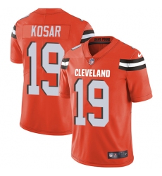Youth Nike Cleveland Browns #19 Bernie Kosar Orange Alternate Vapor Untouchable Limited Player NFL Jersey