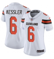 Women's Nike Cleveland Browns #6 Cody Kessler White Vapor Untouchable Limited Player NFL Jersey