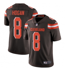 Men's Nike Cleveland Browns #8 Kevin Hogan Brown Team Color Vapor Untouchable Limited Player NFL Jersey