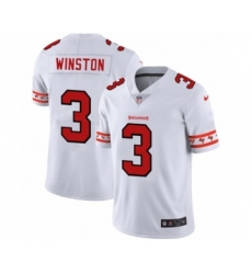 Men's Tampa Bay Buccaneers #3 Jameis Winston White Team Logo Cool Edition Jersey