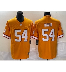 Men's Nike Tampa Bay Buccaneers #54 Lavonte David Yellow 2023 F.U.S.E. Vapor Limited Throwback Stitched Football Jersey