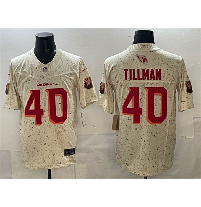 Men's Arizona Cardinals #40 Pat Tillman 2025 F.U.S.E. “Rivalries” Vapor Untouchable Limited Stitched Jersey