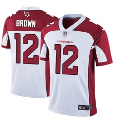 Men's Nike Arizona Cardinals #12 John Brown White Vapor Untouchable Limited Player NFL Jersey