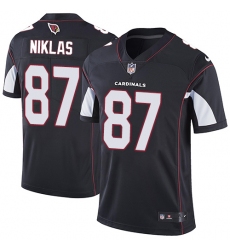 Men's Nike Arizona Cardinals #87 Troy Niklas Black Alternate Vapor Untouchable Limited Player NFL Jersey