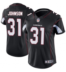 Women's Nike Arizona Cardinals #31 David Johnson Black Alternate Vapor Untouchable Limited Player NFL Jersey