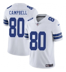 Men's Dallas Cowboys #80 Parris Campbell White 2025 Vapor Untouchable Limited Football Stitched Jersey