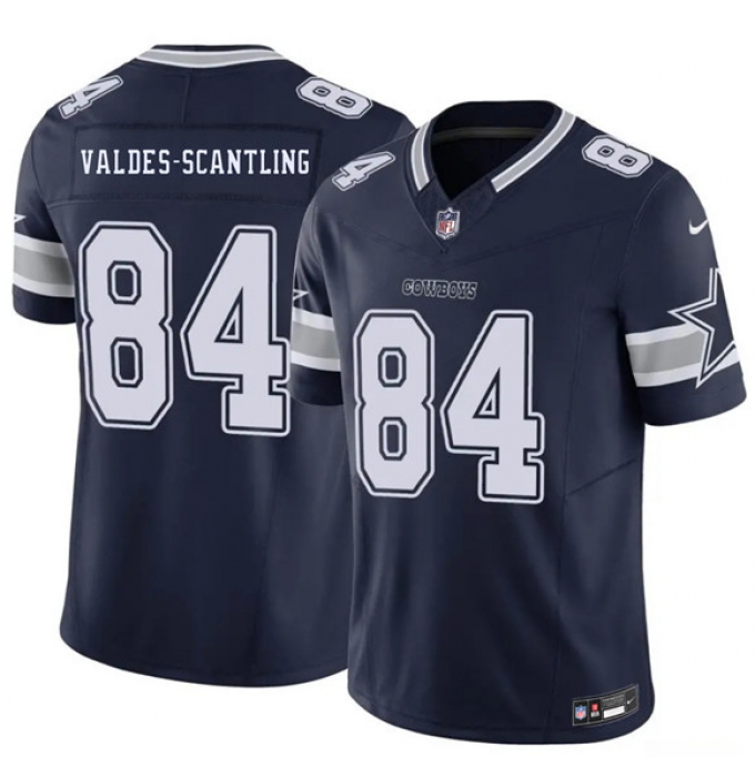 Men's Dallas Cowboys #84 Marquez Valdes-Scantling Navy 2026 F.U.S.E. Vapor Untouchable Limited Stitched Football Jersey