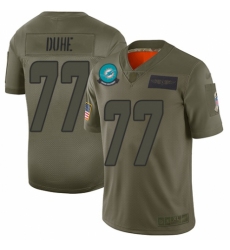 Youth Miami Dolphins #77 Adam Joseph Duhe Limited Camo 2019 Salute to Service Football Jersey