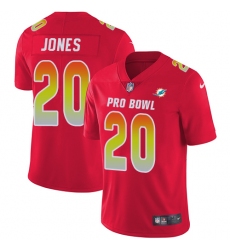 Women's Nike Miami Dolphins #20 Reshad Jones Limited Red 2018 Pro Bowl NFL Jersey