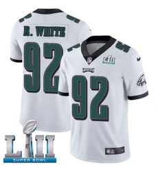 Men's Nike Philadelphia Eagles #92 Reggie White Vapor Untouchable Limited Player Super Bowl LII NFL Jersey