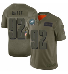 Youth Philadelphia Eagles #92 Reggie White Limited Camo 2019 Salute to Service Football Jersey