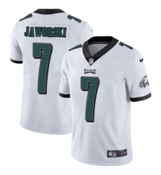 Men's Nike Philadelphia Eagles #7 Ron Jaworski White Vapor Untouchable Limited Player NFL Jersey