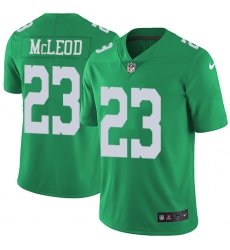 Youth Nike Philadelphia Eagles #23 Rodney McLeod Limited Green Rush Vapor Untouchable NFL Jersey