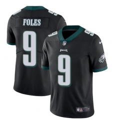 Youth Nike Philadelphia Eagles #9 Nick Foles Black Alternate Vapor Untouchable Limited Player NFL Jersey