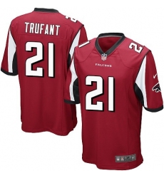 Men's Nike Atlanta Falcons #21 Desmond Trufant Game Red Team Color NFL Jersey