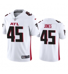 Nike Atlanta Falcons #45 Deion Jones Men's White 2020 Vapor Untouchable Limited NFL Jersey