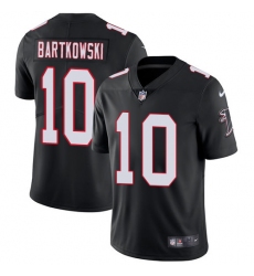 Men's Nike Atlanta Falcons #10 Steve Bartkowski Black Alternate Vapor Untouchable Limited Player NFL Jersey