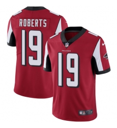 Youth Nike Atlanta Falcons #19 Andre Roberts Red Team Color Vapor Untouchable Limited Player NFL Jersey